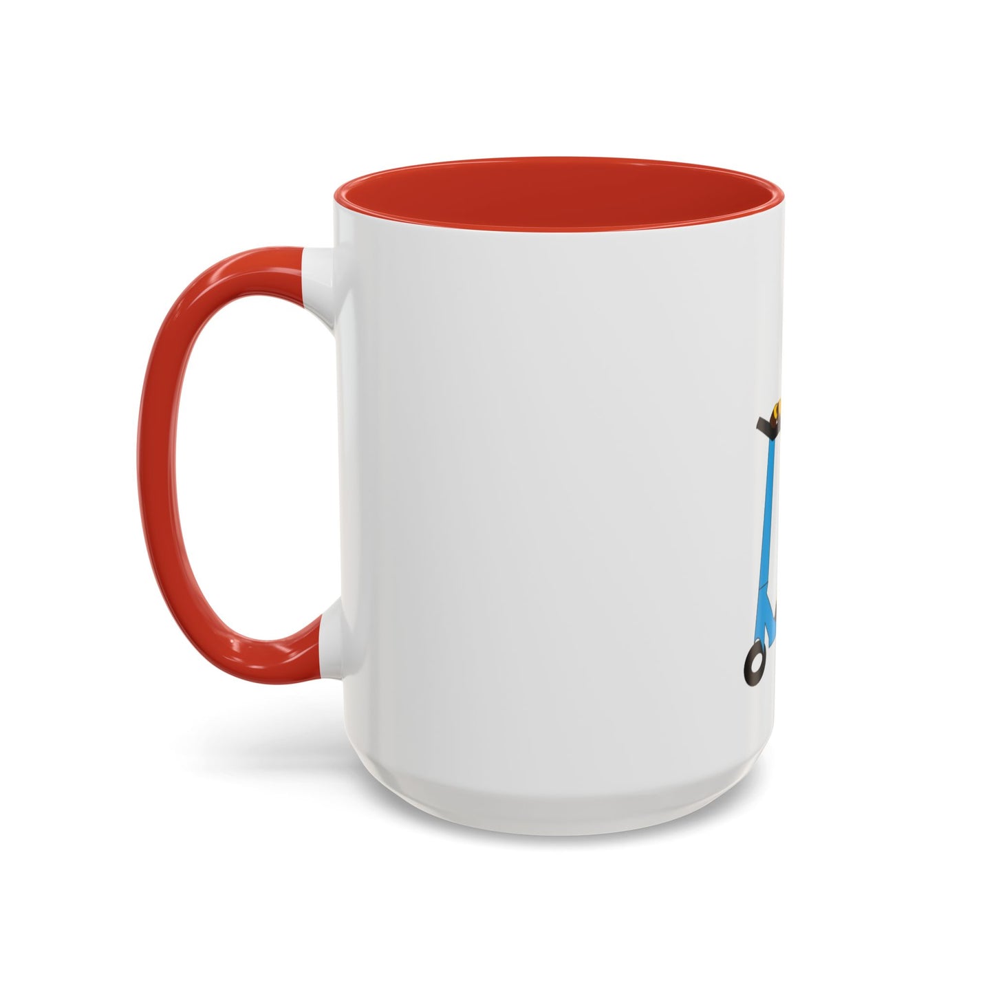 Giraffe Scooter Coffee Mug — "Hello my name is JJ" Peaceful Vibes (11/15oz)